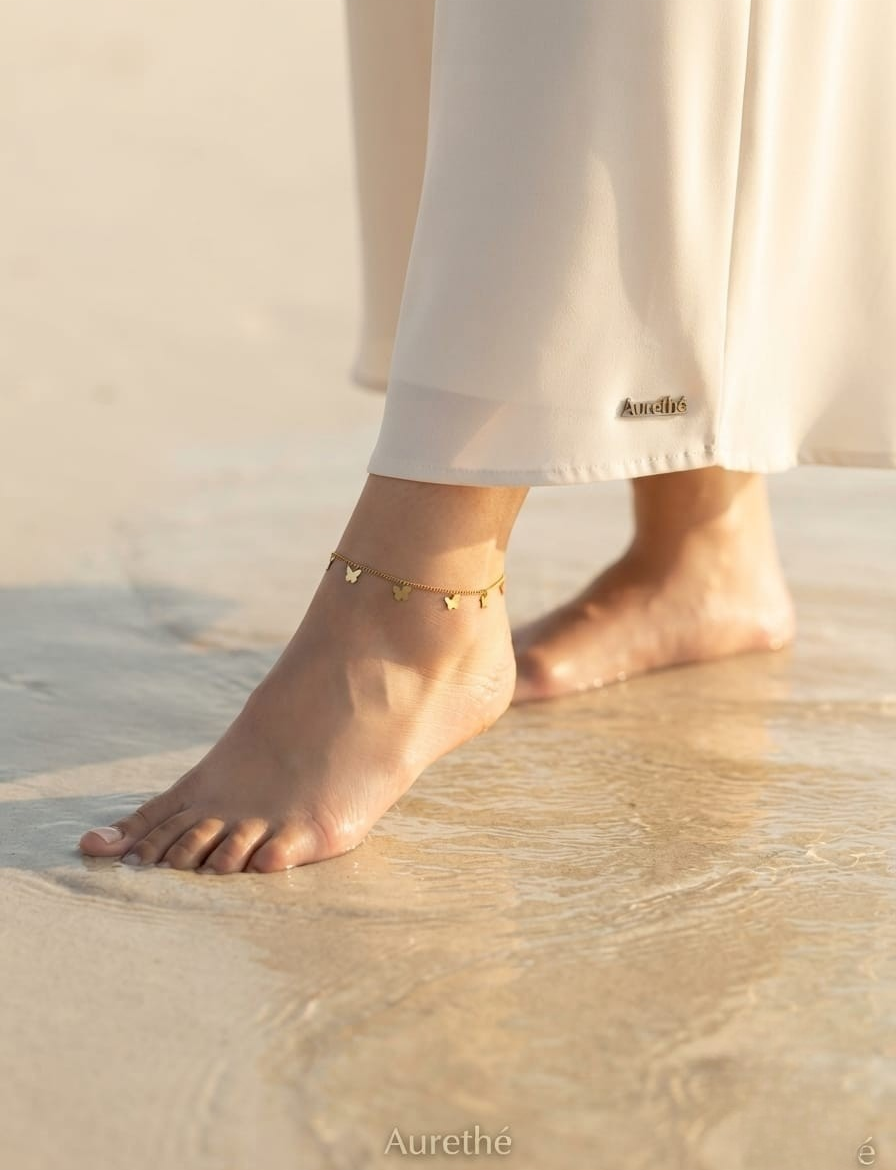 Monarch Drop Anklet